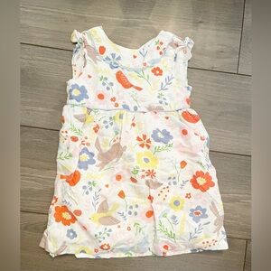 Baby Boden Bunny/Flowers Dress